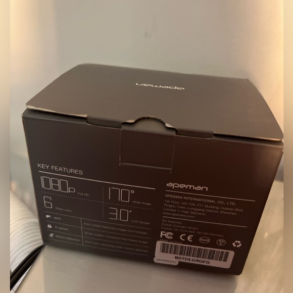 NEW Black Dash Cam C450 1080P Full HD 3.0” LCD Screen - Picture 2 of 5